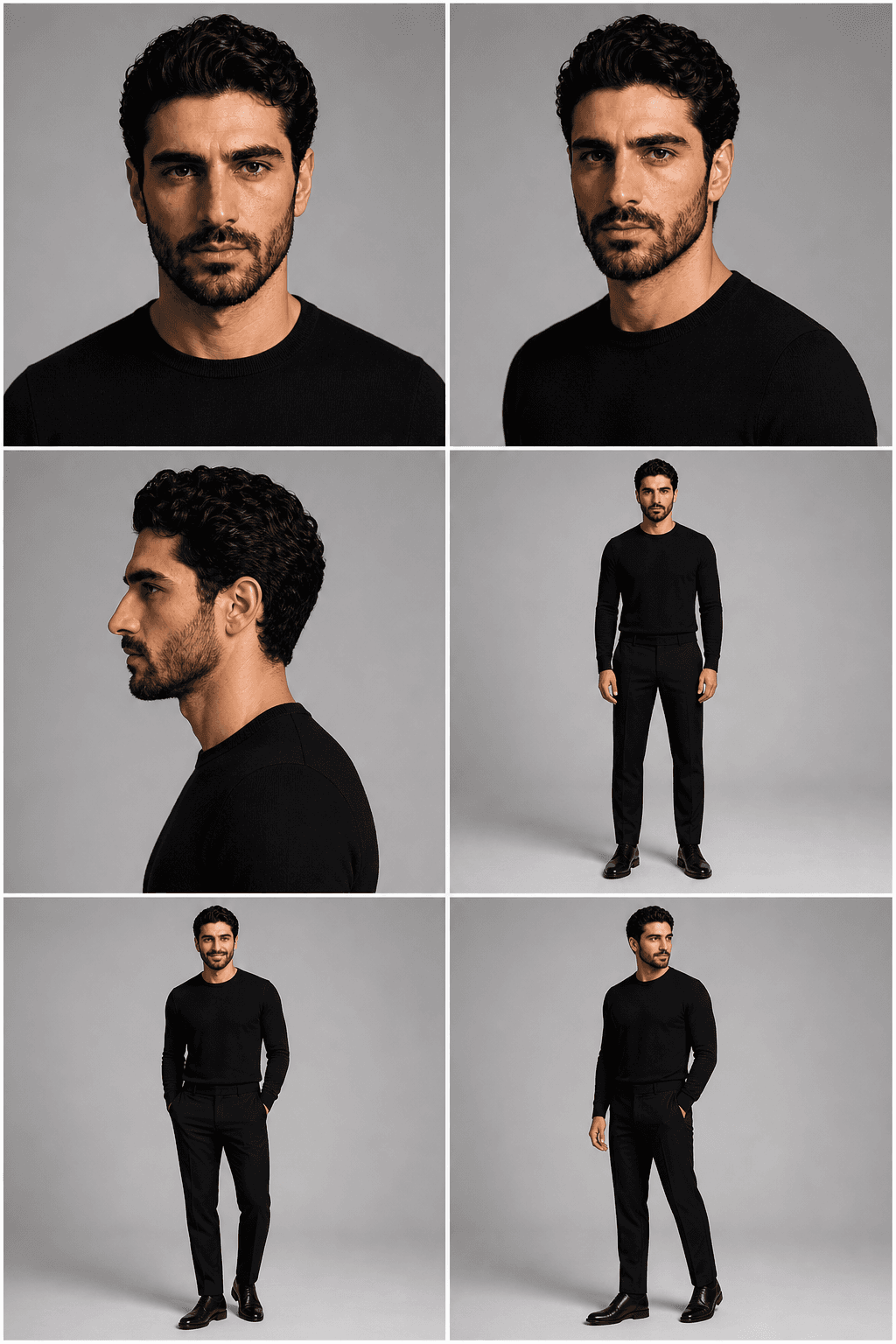 Zayn Faris: Portrait-, Profil- und Ganzkörperansichten